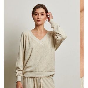 Sonny loop Terry vneck sweatshirt